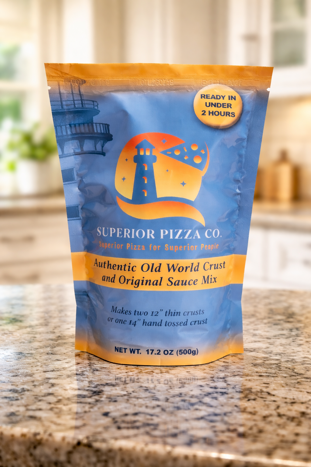 Authentic Old World Pizza Crust and Original Sauce Mix